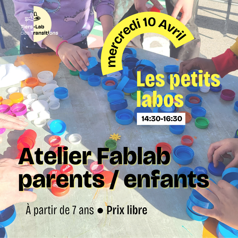 Atelier parents-enfants 💛 Fabrique ton objet en plastique recyclé avec les Petits Labos